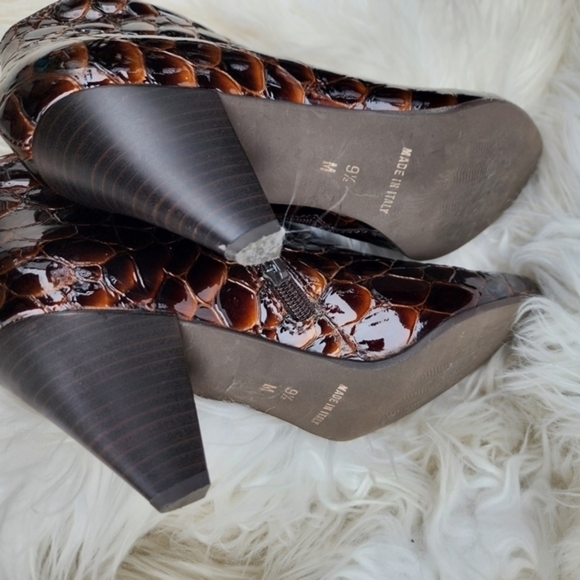 Sesto‎ Meucci Embossed Croc Booties 9.5 - Picture 6 of 9